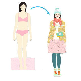 ONE BIG DRESSING ROOM PAPER DOLL WARDROBE