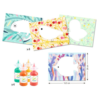 SQUIRT & SPREAD SPONGE PAINTING SET