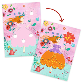 MARIE'S PRETTY DRESSES FELT TIP COLOURING SET