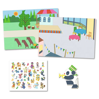 CREATE WITH REUSABLE STICKERS