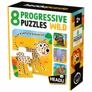 8 PROGRESSIVE PUZZLES WILD