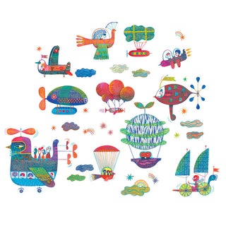 SKY TRAFFIC WINDOW STICKERS