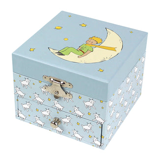 MUSICAL CUBE BOX LITTLE PRINCE & HIS SHEEP