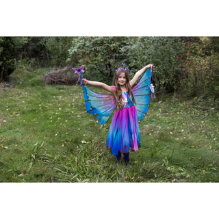 BUTTERFLY TWIRL DRESS WITH WINGS & HEADBAND