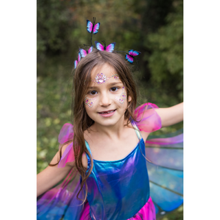 BUTTERFLY TWIRL DRESS WITH WINGS & HEADBAND