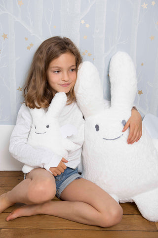 WHITE ICE ANGEL BUNNY GIANT (60CM)