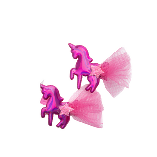 IRIDESCENT UNICORNS HAIR CLIPS