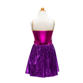 SUPERHERO STAR DRESS, CAPE & HEADPIECE