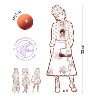 LES DEMOISELLES COLOURING SET