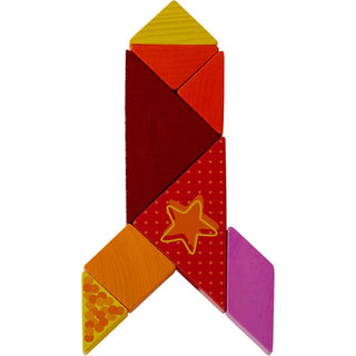 ARRANGING GAME FUNNY FACES TANGRAM