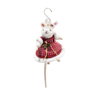 MRS SANTA MOUSE ORNAMENT