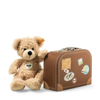 FYNN TEDDY BEAR IN SUITCASE