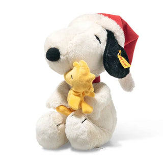 SNOOPY CHRISTMAS WITH WOODSTOCK IN SANTA HAT
