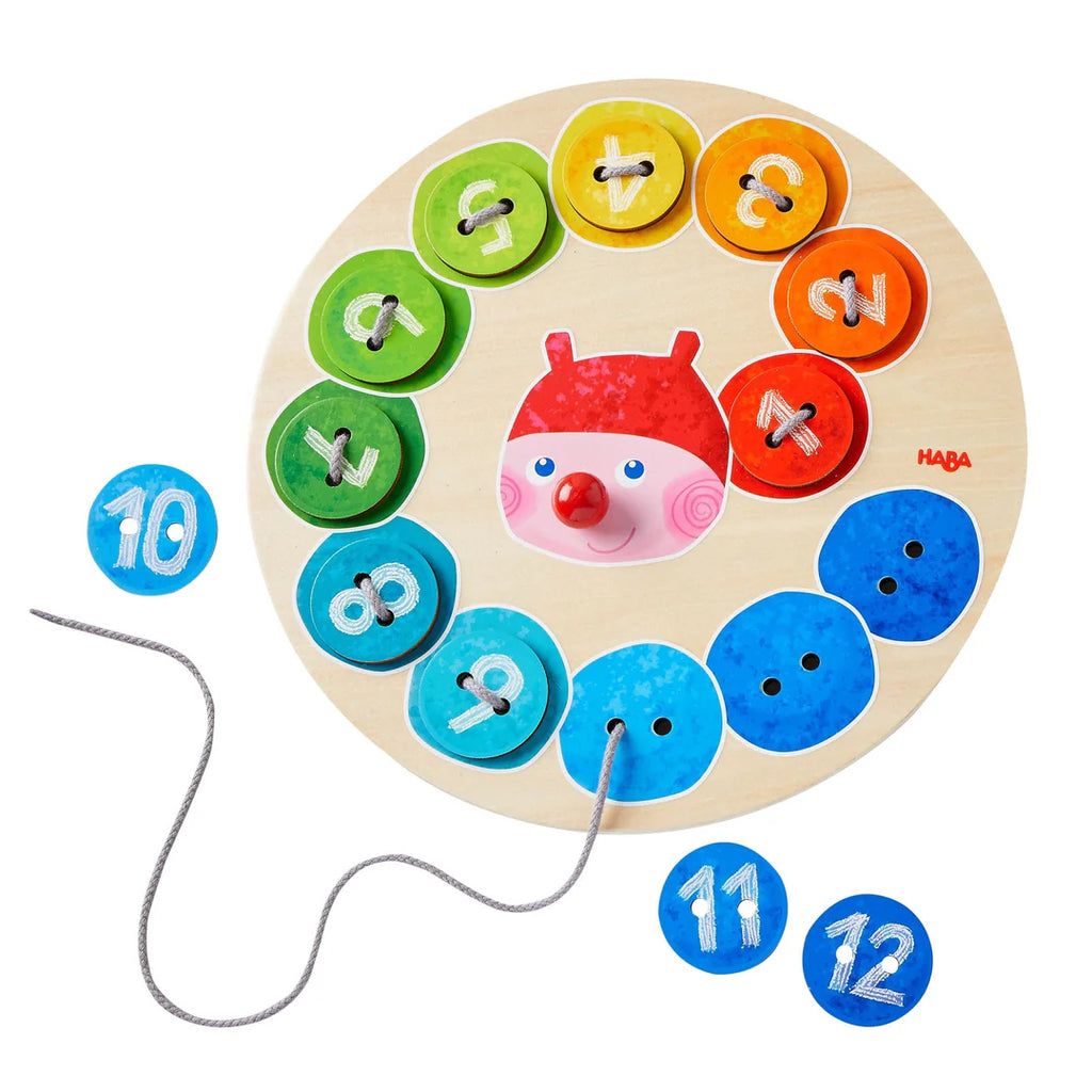 THREADING GAME RAINBOW CATERPILLAR – The Better Toy Store
